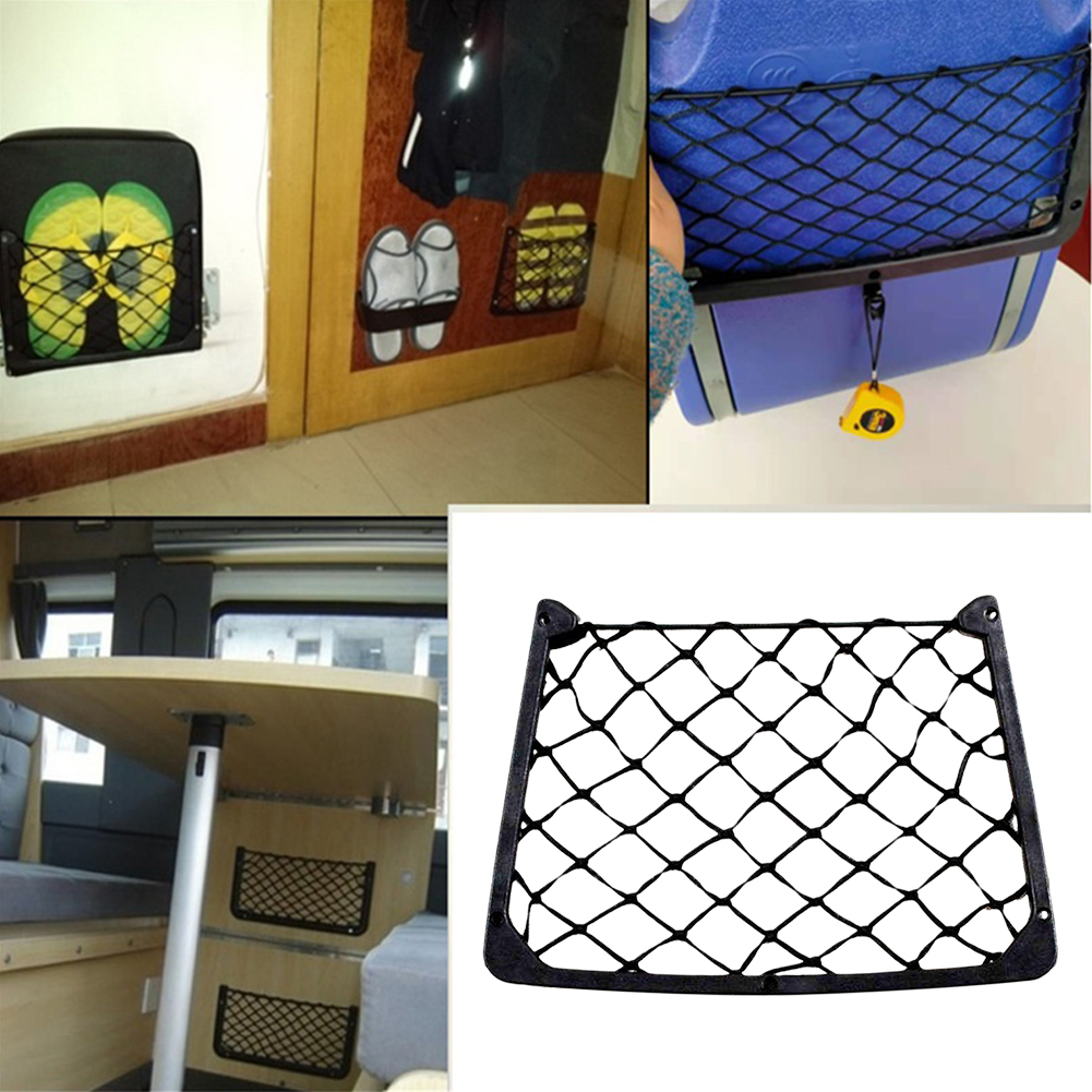 Magazine Holder Rack - Autostoel rugleuning opbergnet, elastisch cargo mesh