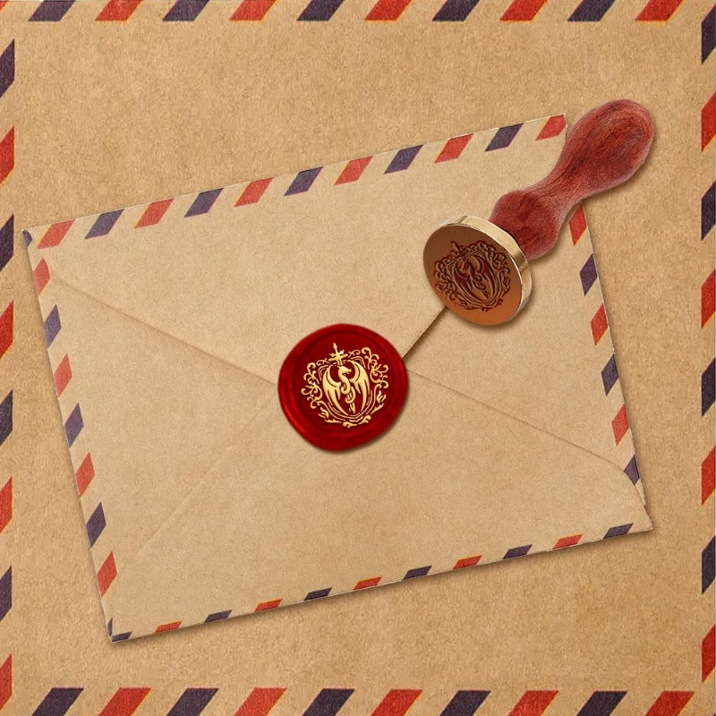 1Pc Dragon Zwaard Lakzegel Zeg - Wax Seal Stamp Set recensie en prijs