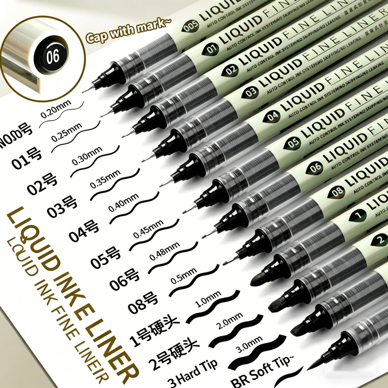 5/8/12 Tibs Zwarte Pen Fijne L - Copic Marker Sketch recensie en prijs
