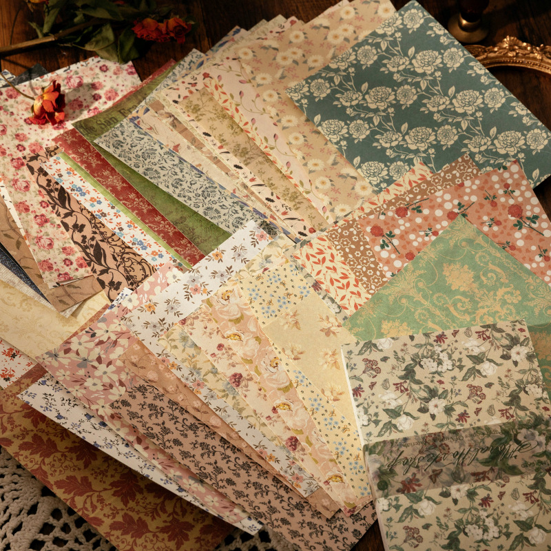 100 vellen vintage INS bloemmo - Ink Blotter Paper recensie en prijs