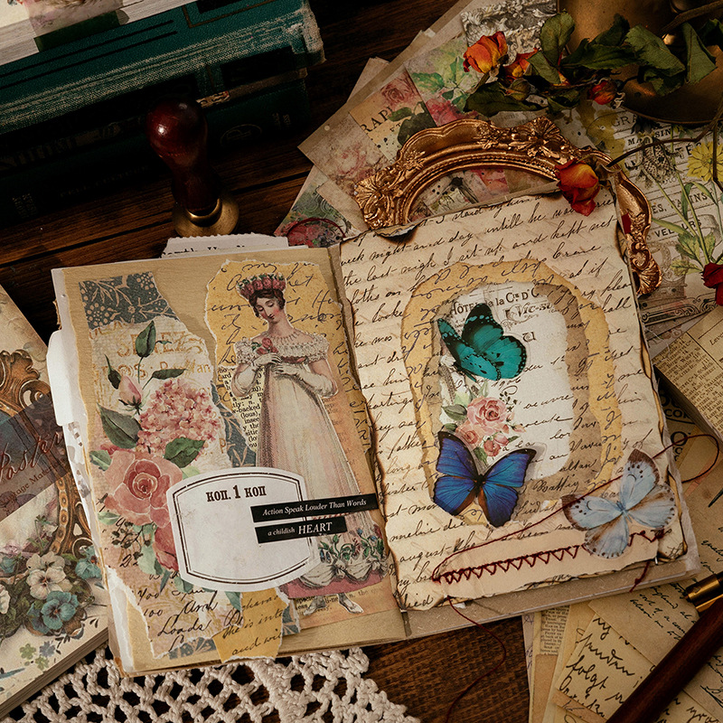 100 vellen vintage INS bloemmo - Ink Blotter Paper recensie en prijs