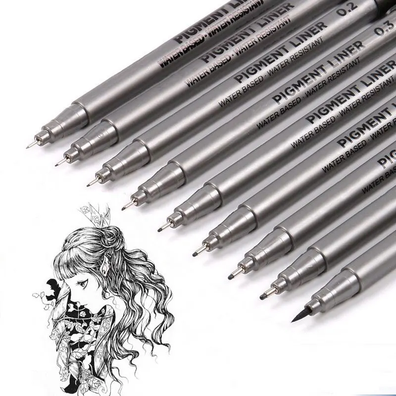 9 stuks/set Pigment Liner Micr - Copic Marker Sketch recensie en prijs