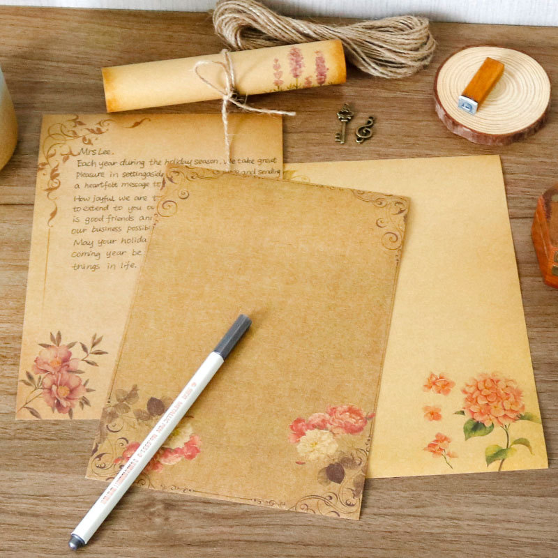16 stuks vintage schrijfpapier - Ink Blotter Paper recensie en prijs