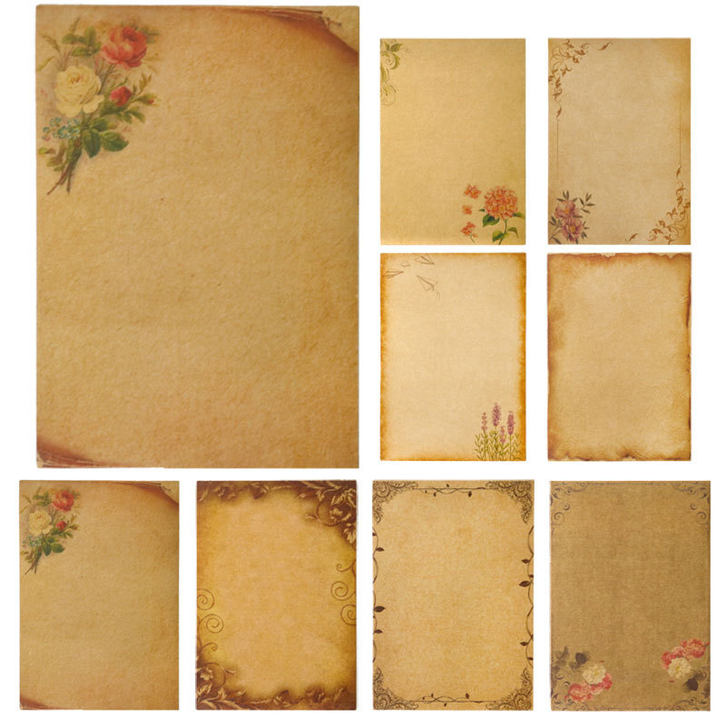 16 stuks vintage schrijfpapier - Ink Blotter Paper recensie en prijs