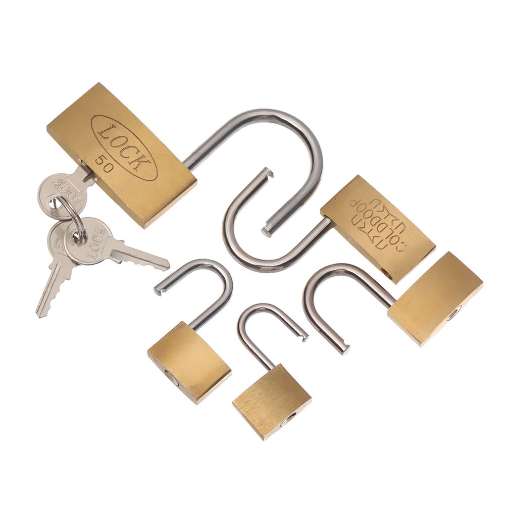 Mini Koperen Slot Met 2 Sleute - Letter Opener Brass recensie en prijs