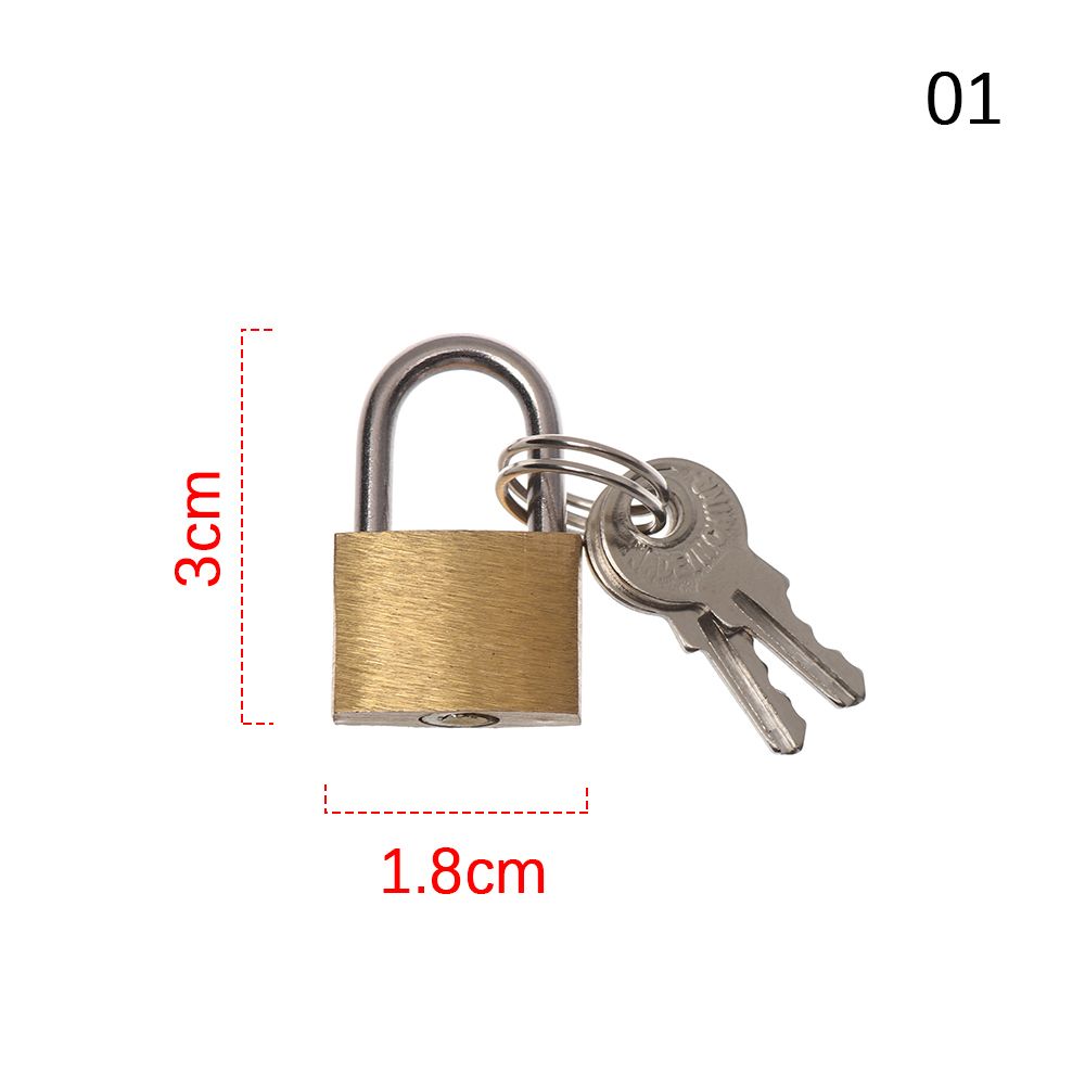 Mini Koperen Slot Met 2 Sleute - Letter Opener Brass recensie en prijs