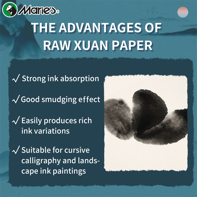 50 vellen Marie's rijstpapier, - Ink Blotter Paper recensie en prijs